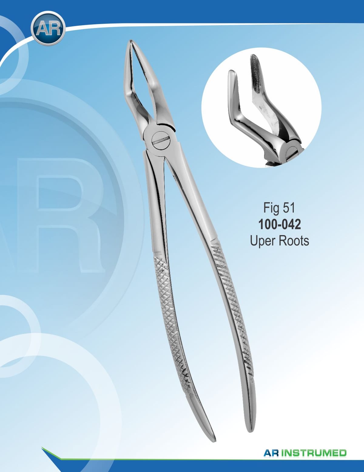 Fig.51 Upper Roots – AR Instrumed, Extraction Forceps