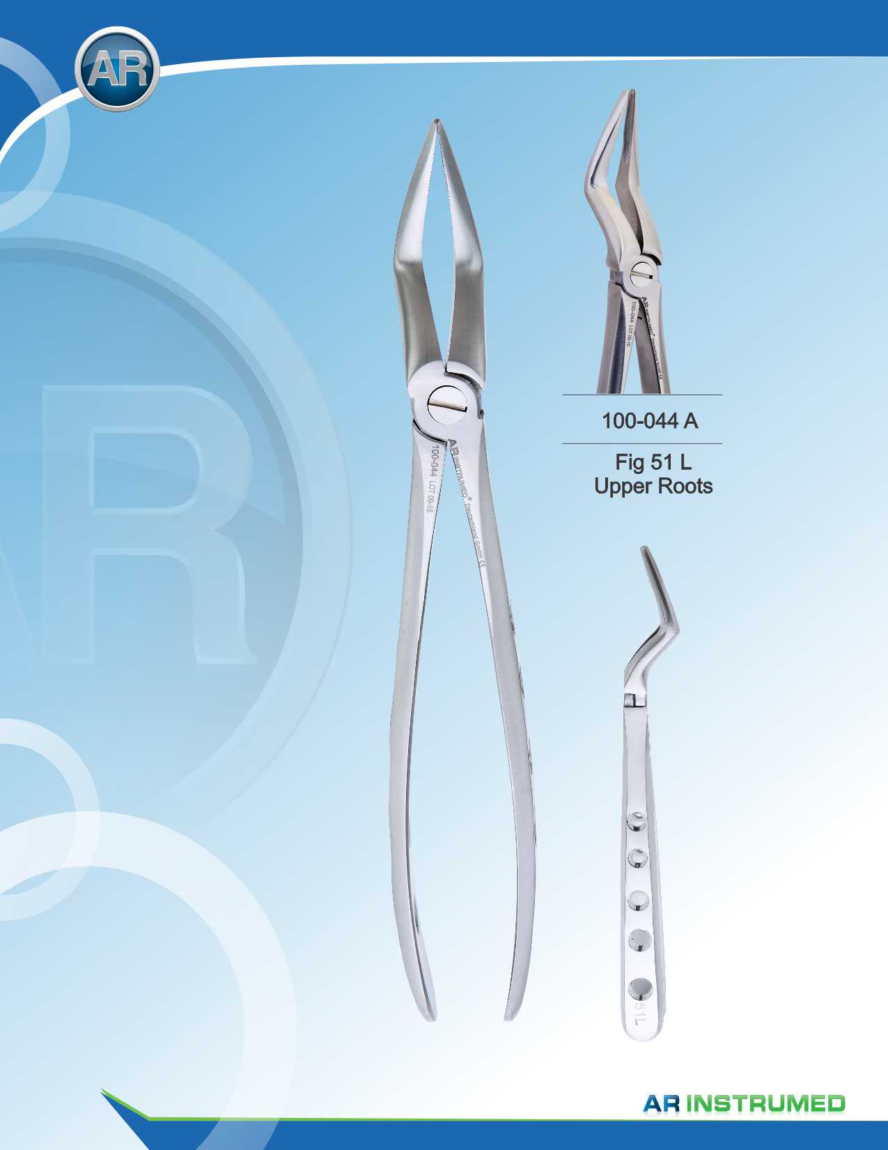 Fig.51L Upper Roots – AR Instrumed, Extraction Forceps