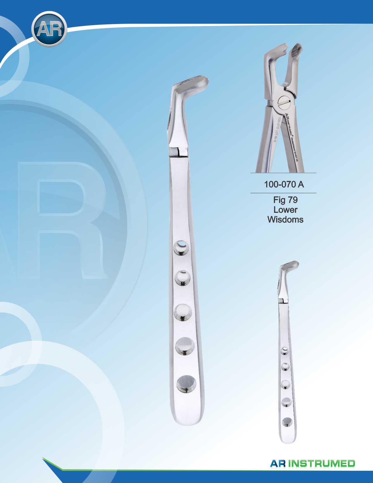 Fig.79 Lower Wisdoms Extracting Forceps – AR Instrumed, Extraction Forceps