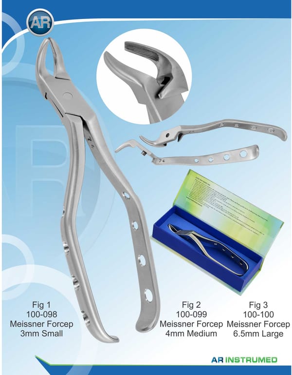 Fig.3 Meissner Forcep 6.5mm, 18cm