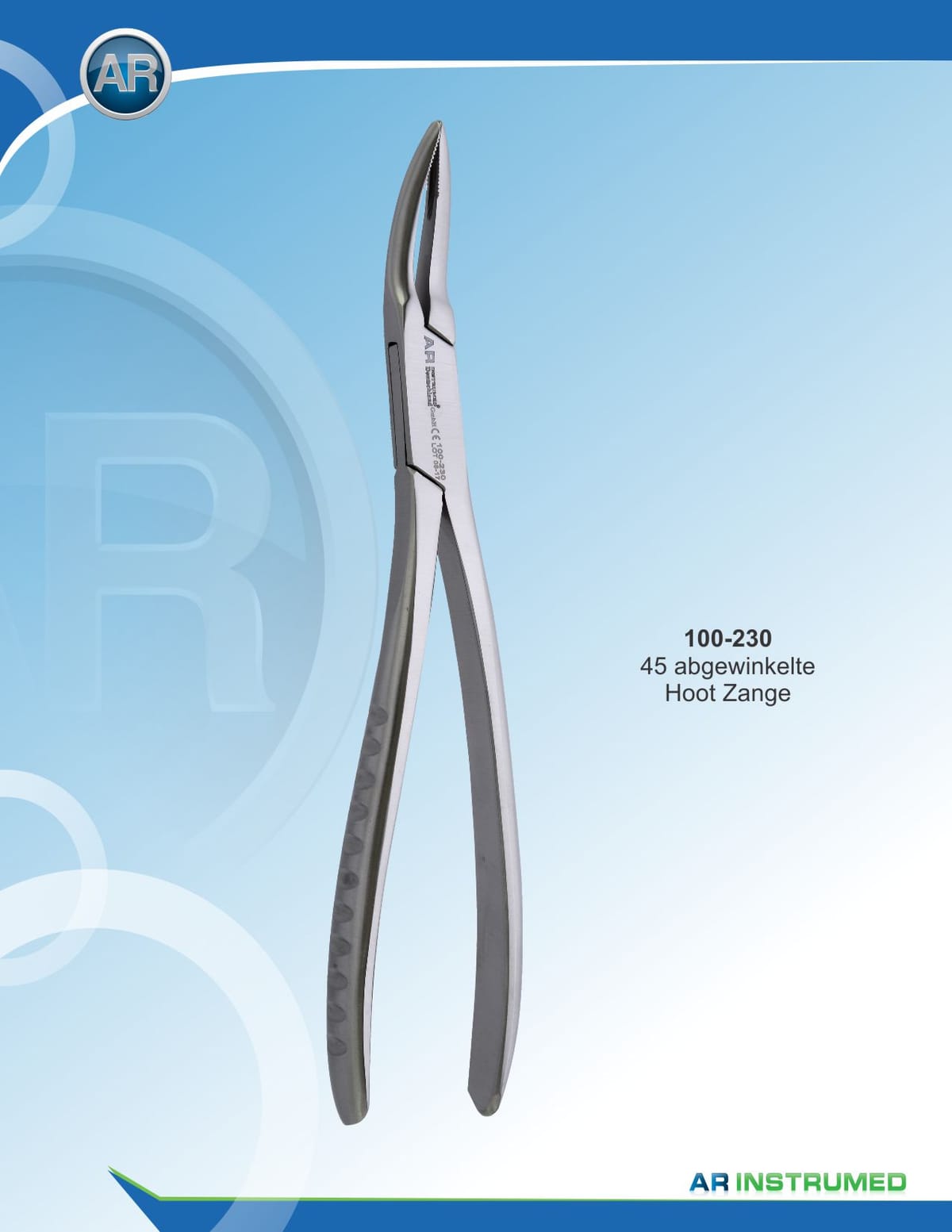 Root Forceps 45° Angled – AR Instrumed, Extraktionszangen