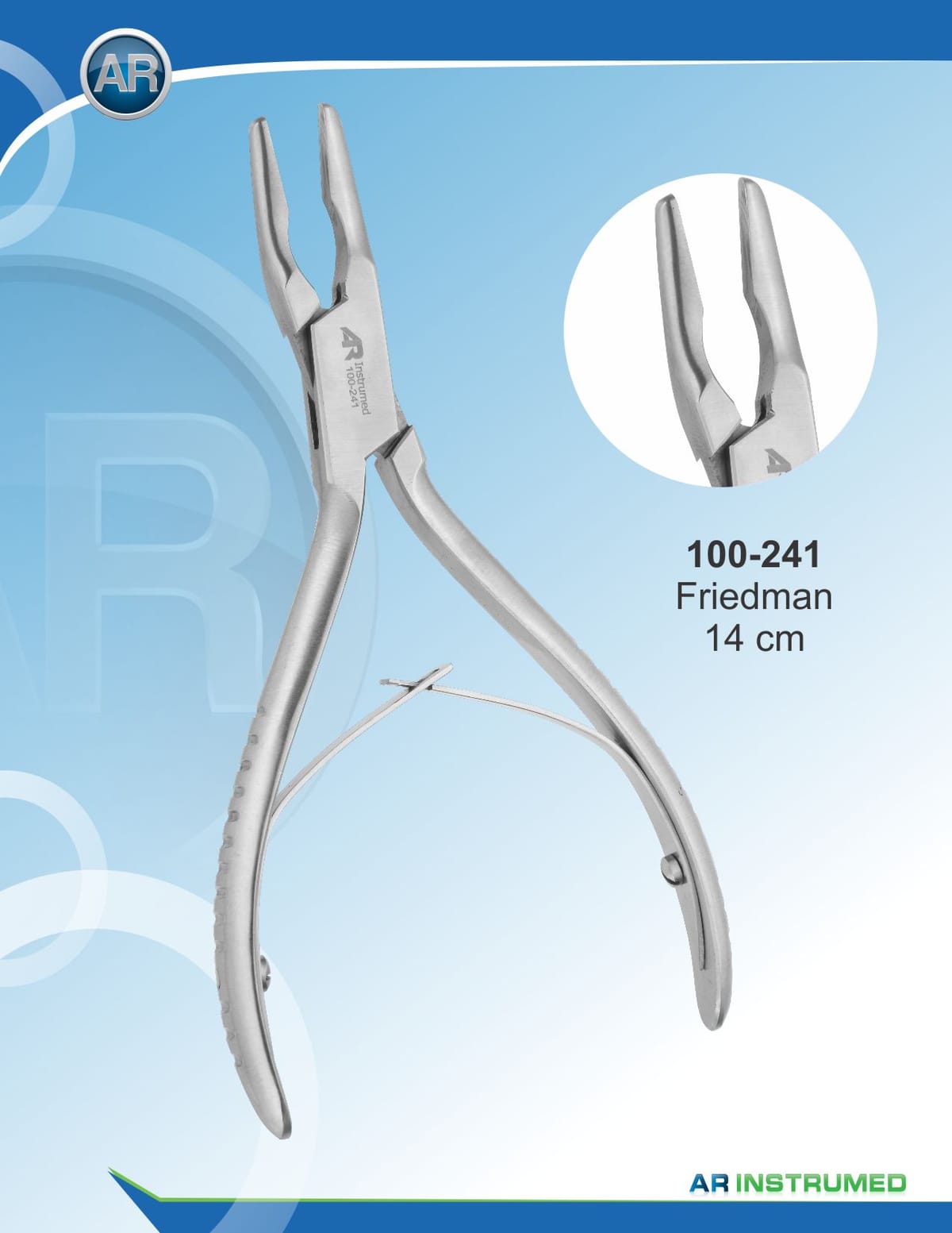 Friedman Bone Rongeur 14cm – AR Instrumed, Chirurgische Instrumente