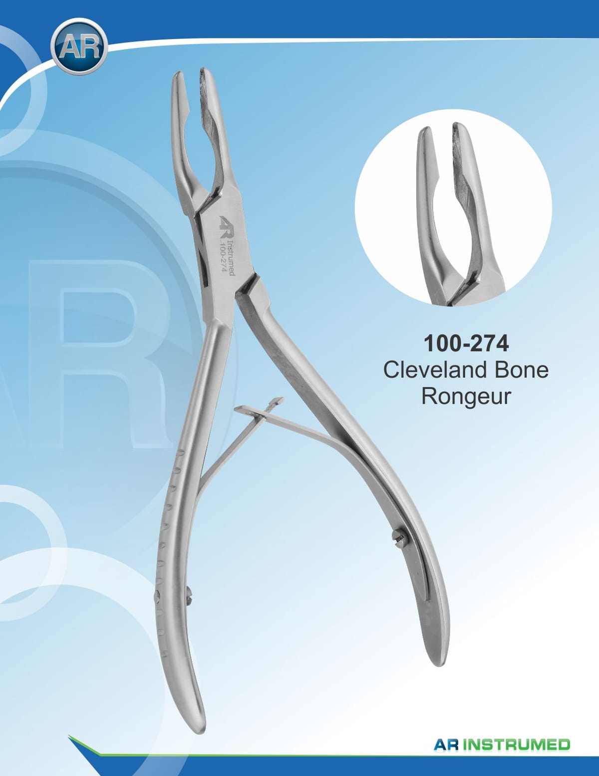 Cleveland Bone Rongeur 14cm – AR Instrumed, Surgical Instruments