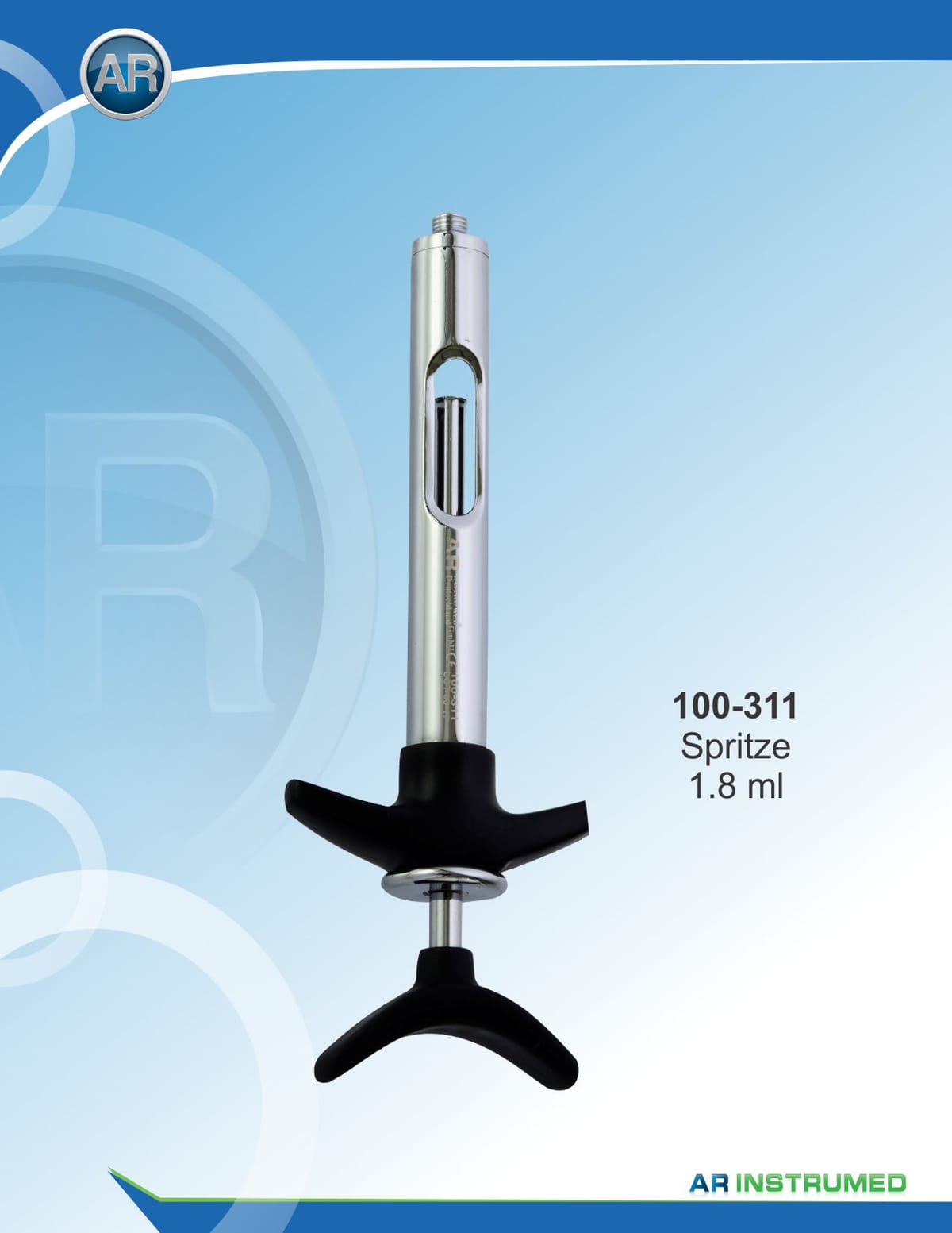 T-Handle Type Syring 1.8ml EU Needle – AR Instrumed, Injectable Anesthetics