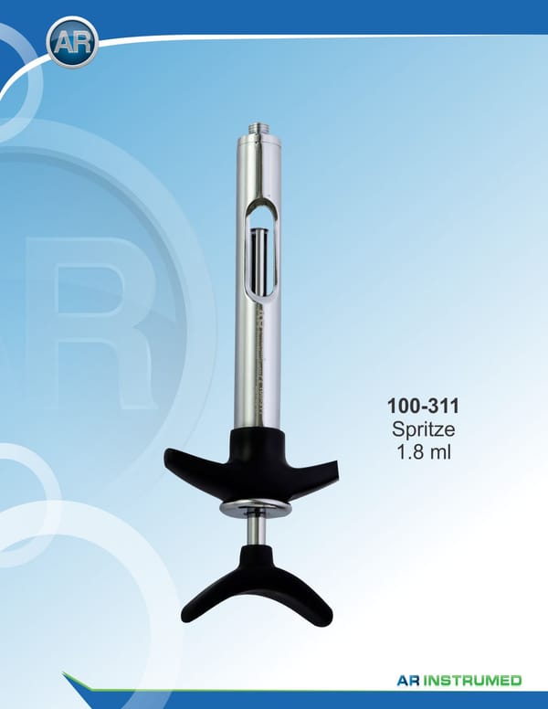 T-Handle Type Syring 1.8ml EU Needle