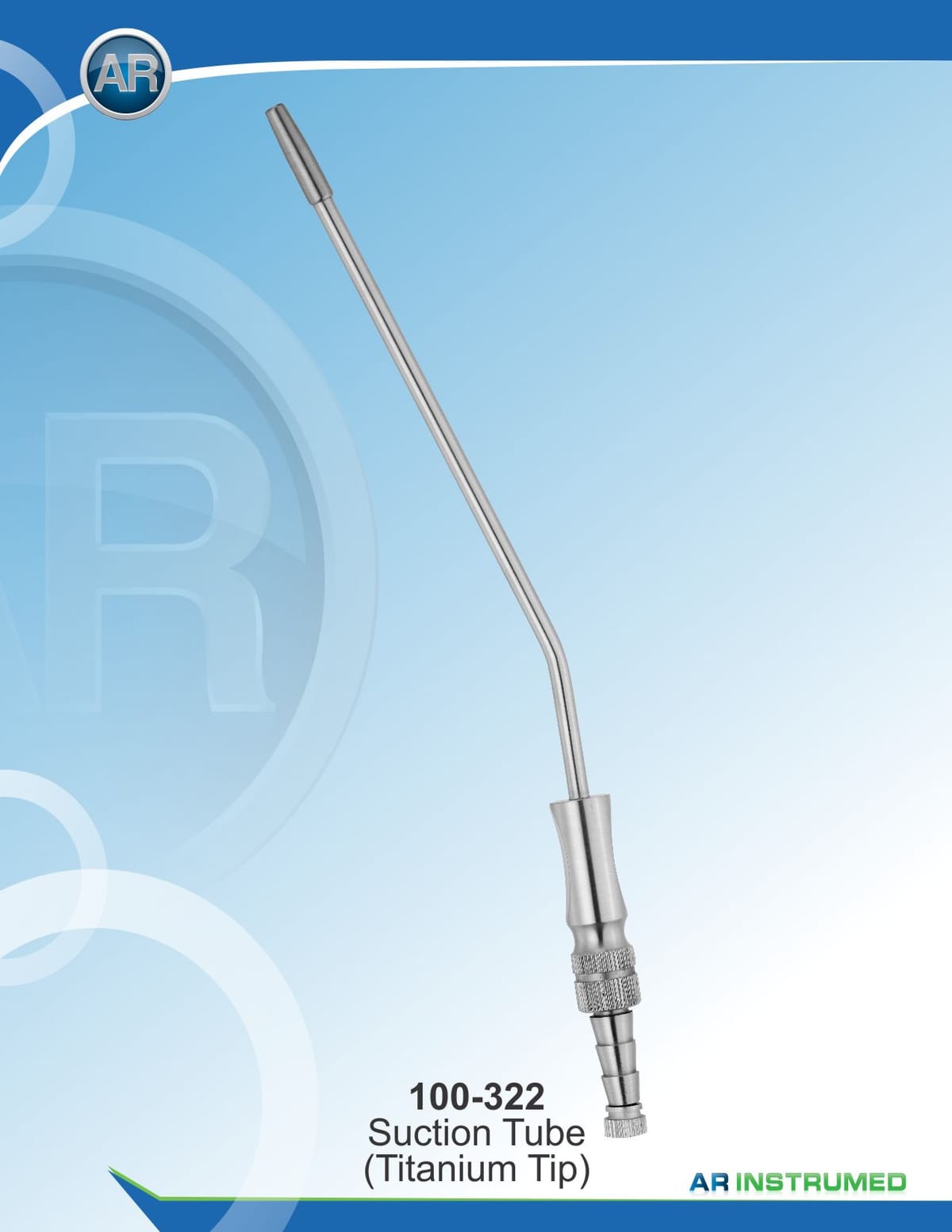 Suction Tube (Titanium Tube) 2mm 15cm – AR Instrumed, Surgical Aspirating Tips