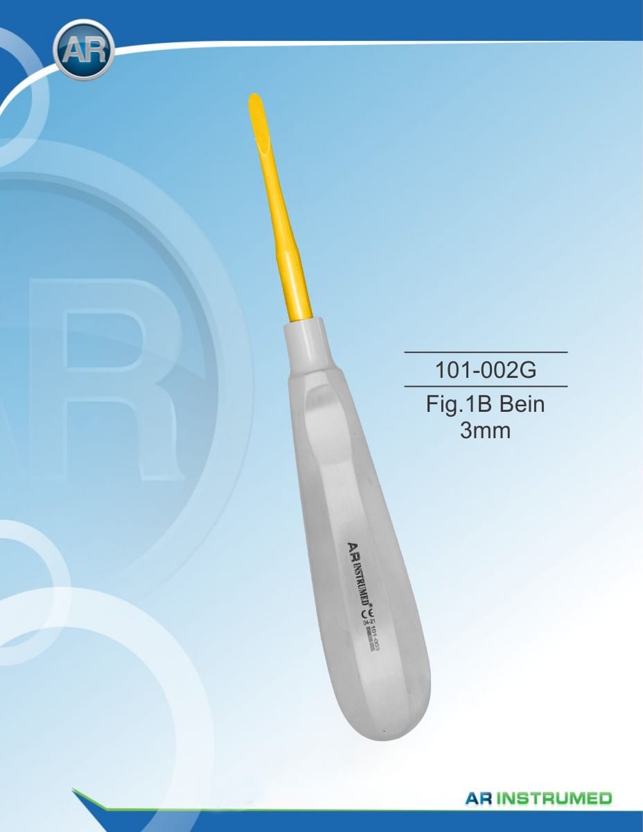 Root elevator Fig.1B leg 3mm – AR Instrumed, Root Elevators