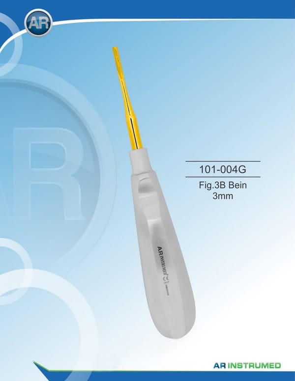 Root elevator Fig.3B leg 3mm