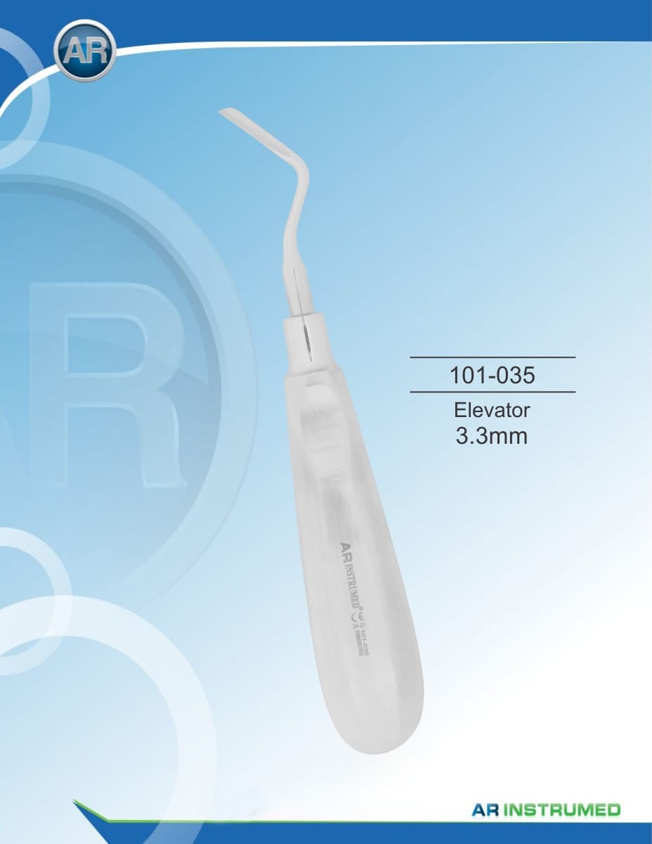 Root elevator 3.3mm – AR Instrumed, Root Elevators