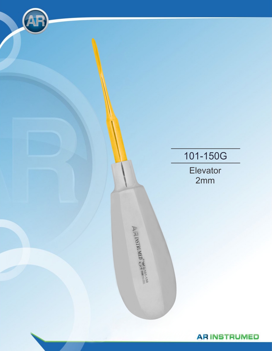 Root elevator 2mm – AR Instrumed, Elevators