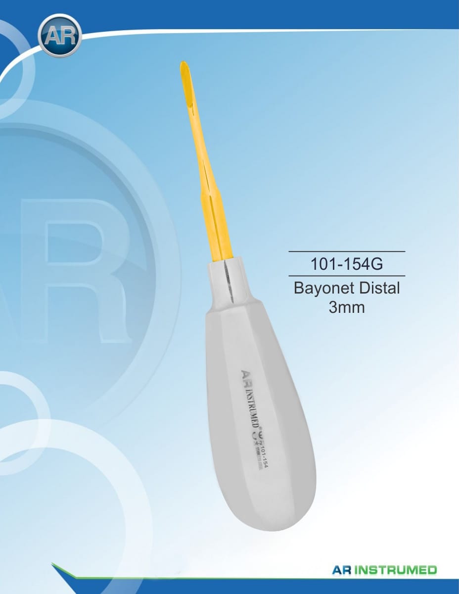 Root Elevator Bayonet Distal 3mm – AR Instrumed, Wurzelheber