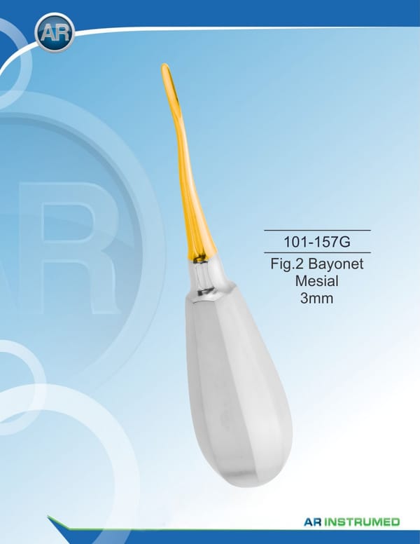 Root Elevator Fig.2 Bayonet Mesial 3mm