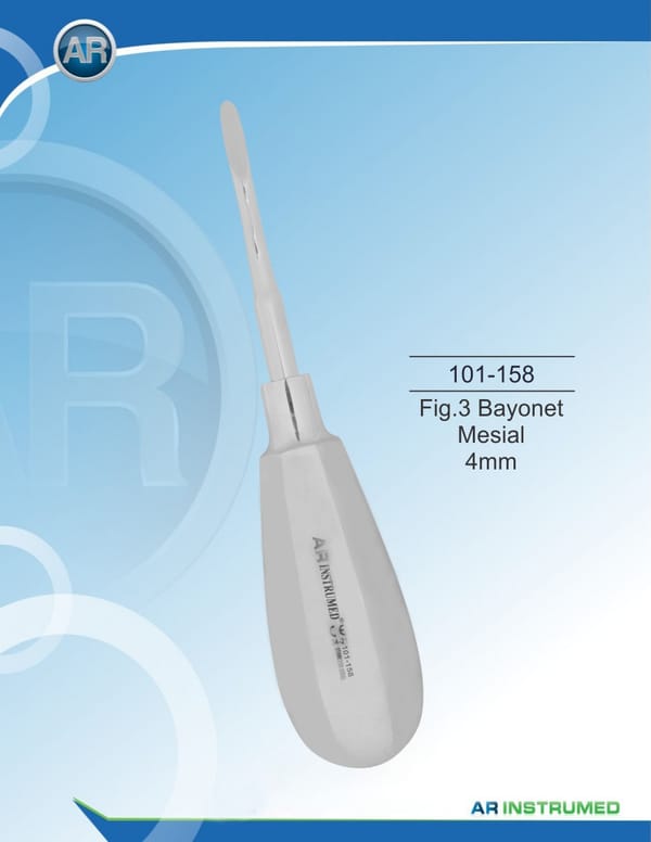 Root Elevator Fig.3 Bayonet Mesial 4mm