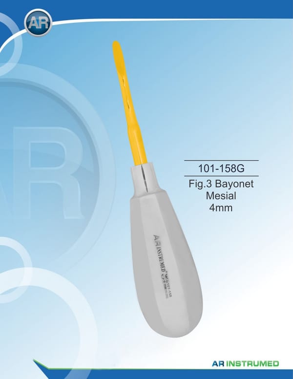 Root Elevator Fig.3 Bayonet Mesial 4mm