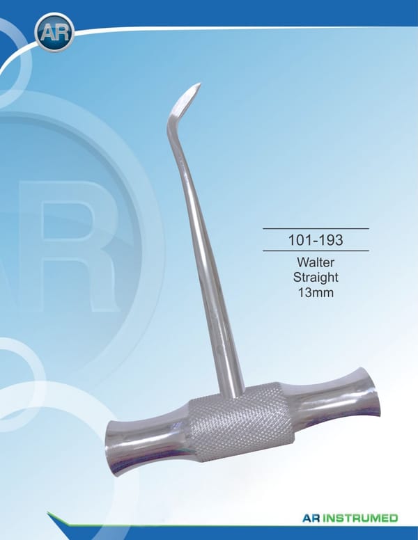 Walter Root Elevator Straight 13mm