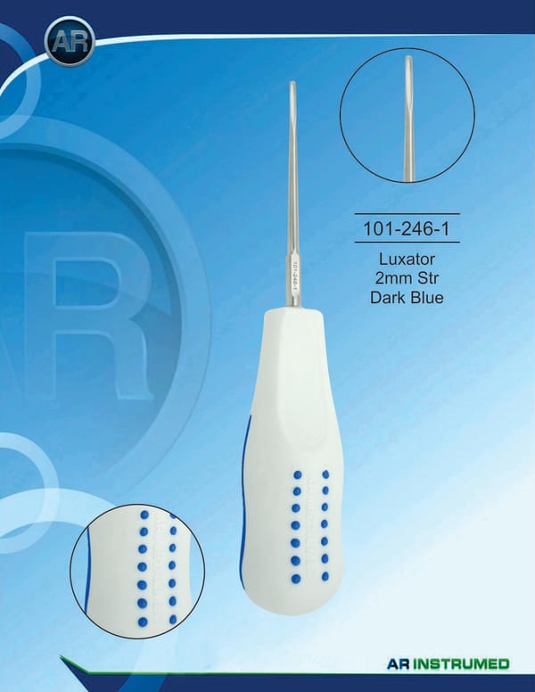 Root elevator plastic 2 mm straight