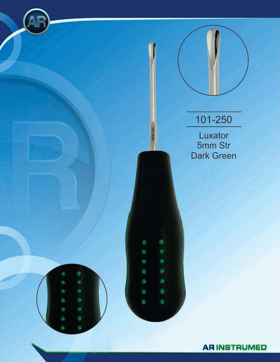 Luxator 5mm Str Dark Green – AR Instrumed, Root Elevators