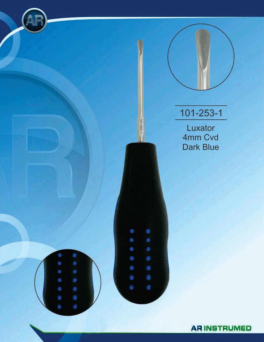 Root elevator plastic 4 mm curved – AR Instrumed, Wurzelheber