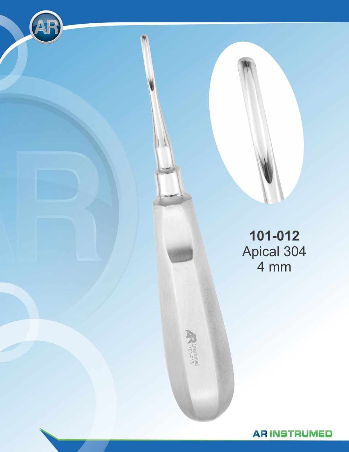 Apical 304 Root Elevator 3/12mm – AR Instrumed, Wurzelheber