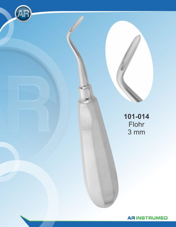Flohr Root Elevator 3mm Left