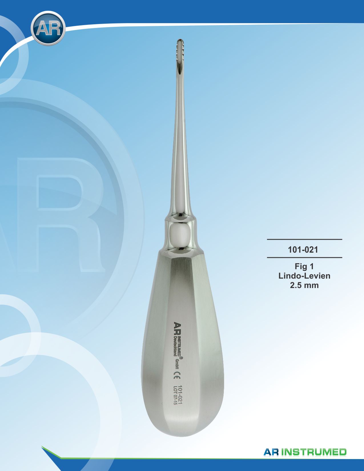 Root Elevators Fig.1 Lindo-Levien 2.5mm
