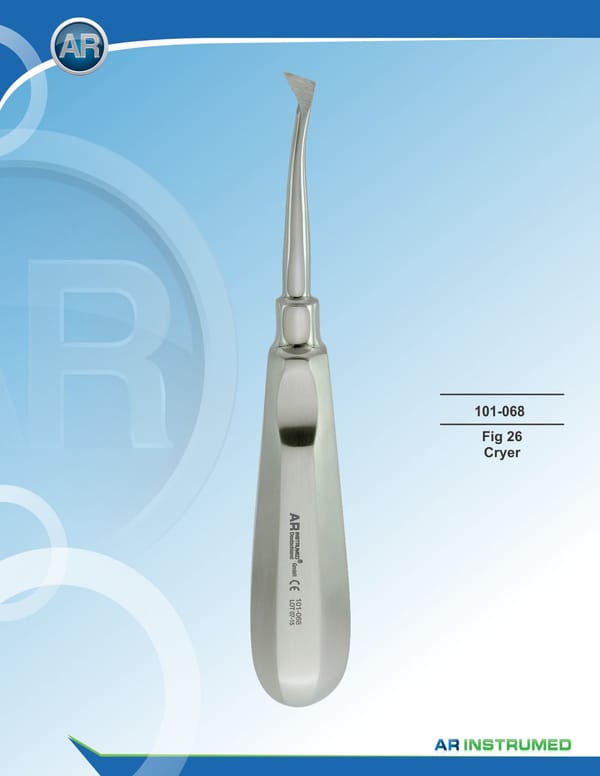 Root Elevators Fig.26 Cryer 8mm
