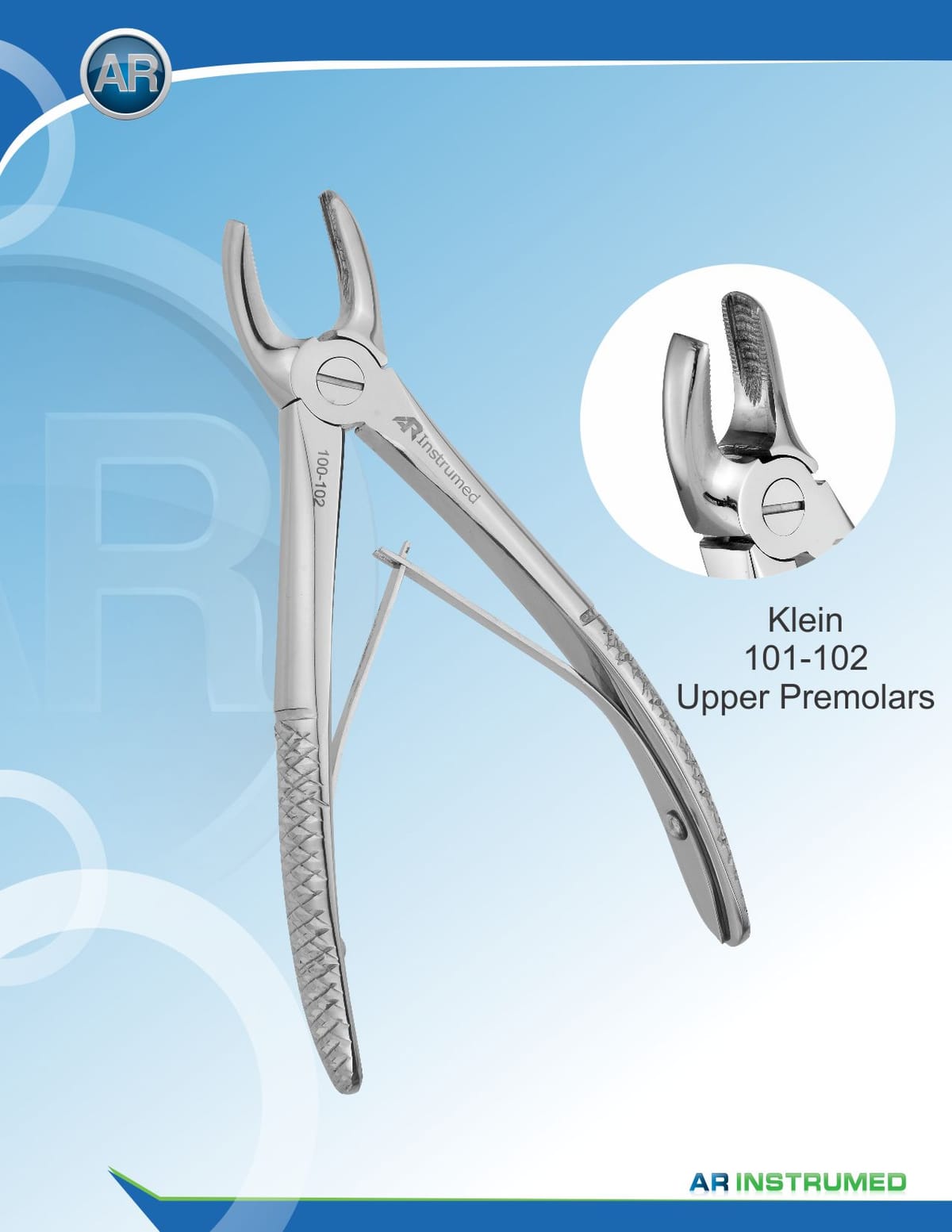 Klein Upper Premolars 10cm – AR Instrumed, Extraction Forceps