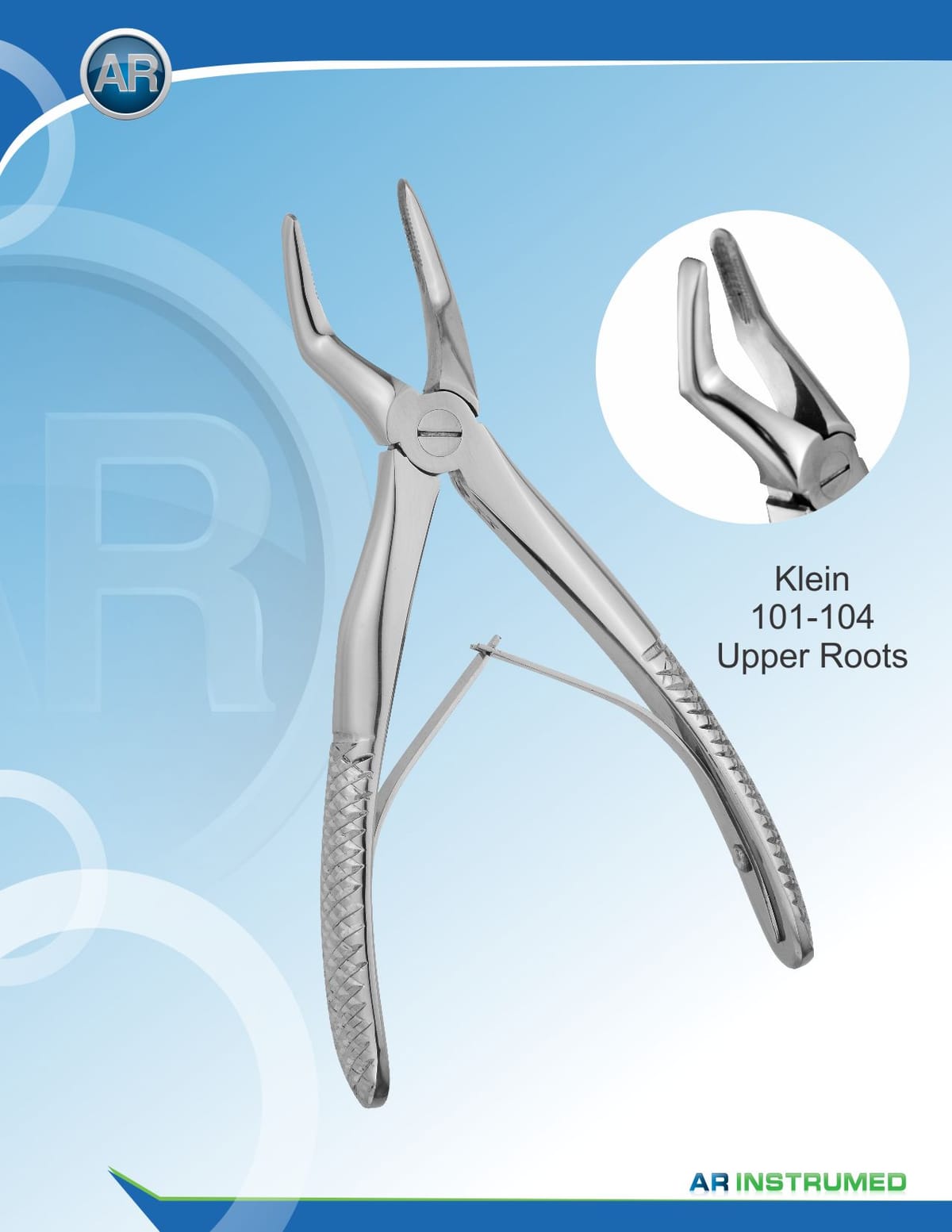 Klein Upper Molars 10cm – AR Instrumed, Extraction Forceps