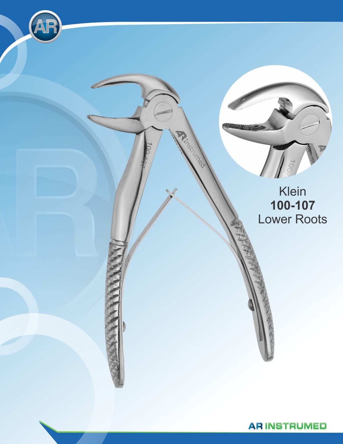 Klein Lower Roots 10cm – AR Instrumed, Extraction Forceps