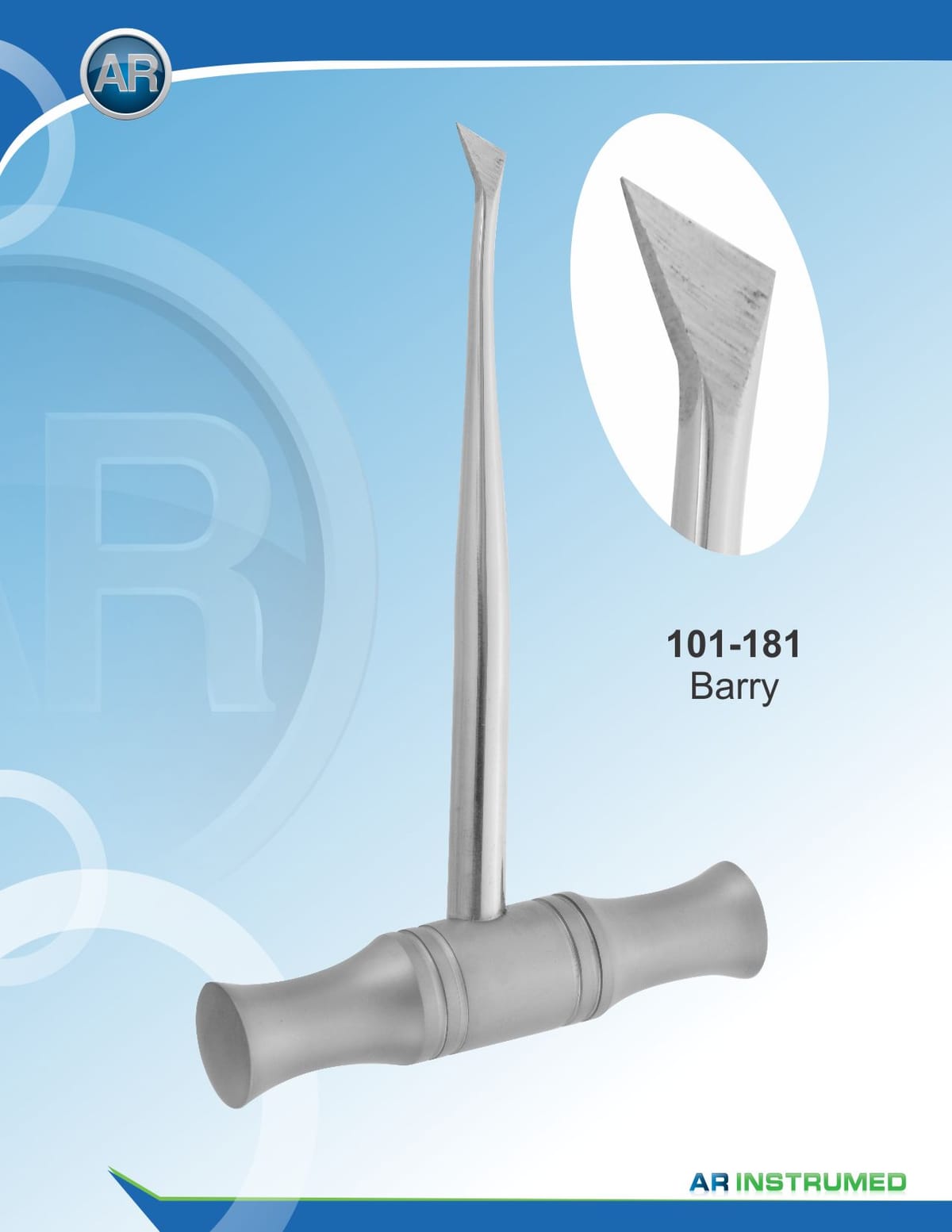 Berry Root Elevator 10mm – AR Instrumed, Root Elevators
