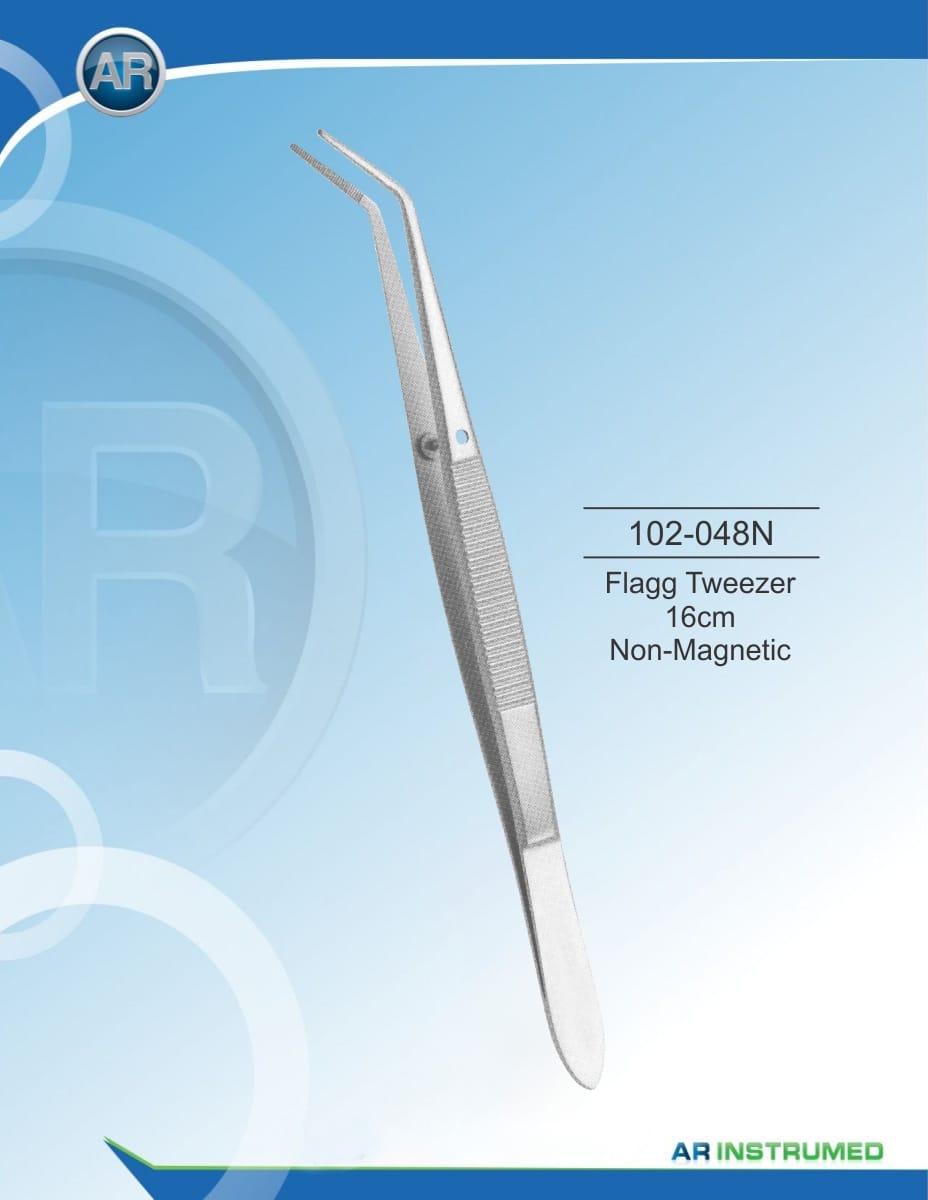 Flagg Tweezer 16cm Non Magnetic – AR Instrumed, Pinzetten