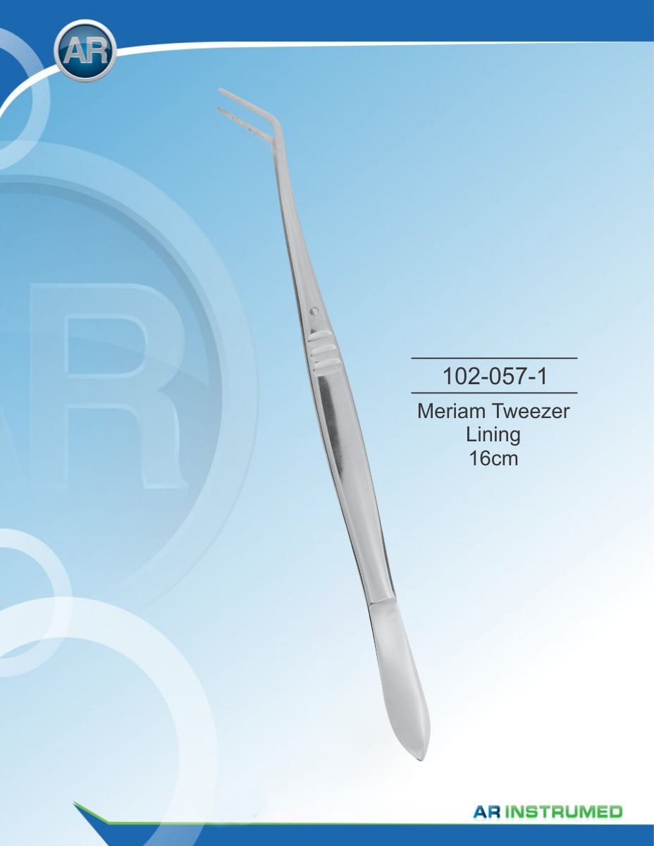 Meriam Tweezers Lining 16cm – AR Instrumed, Tweezers