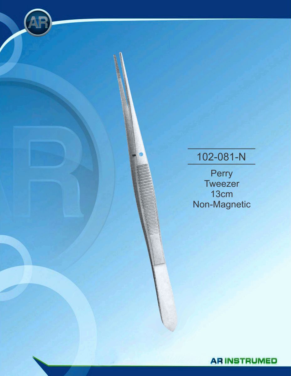 Perry Tweezer 13cm Non Magnetic – AR Instrumed, Tweezers & Forceps