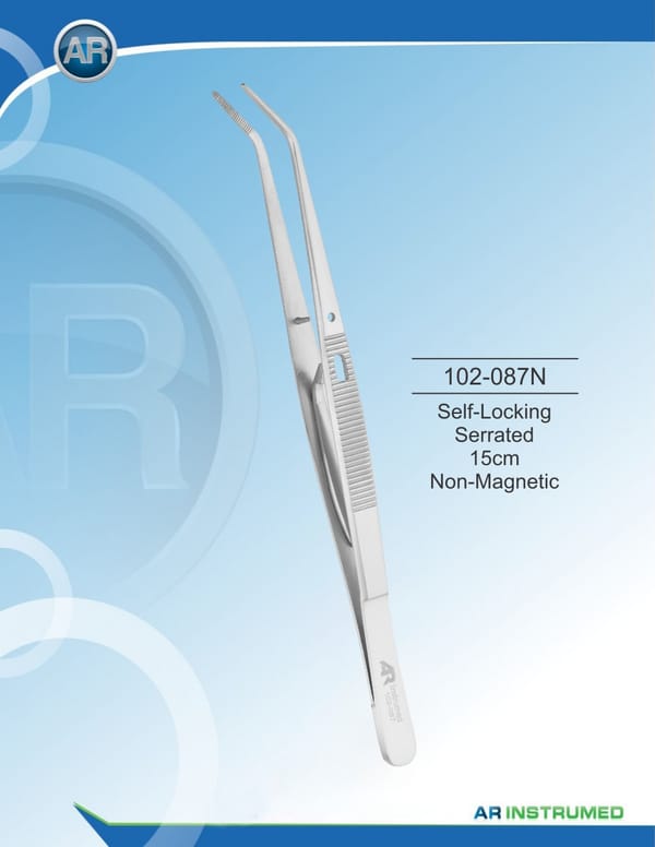 Self Locking Tweezers Length 15cm Non Magnetic