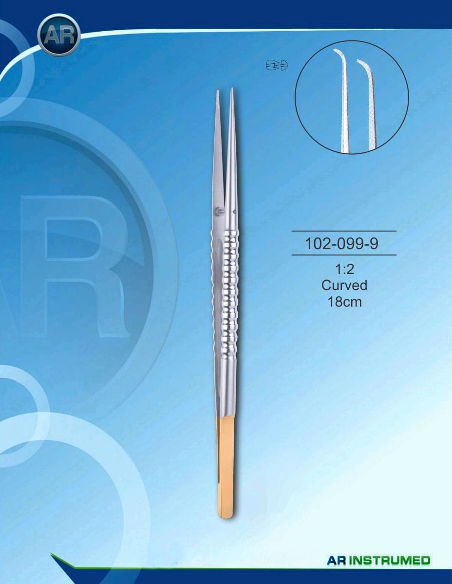 1:2 Curved 18cm – AR Instrumed, Tweezers