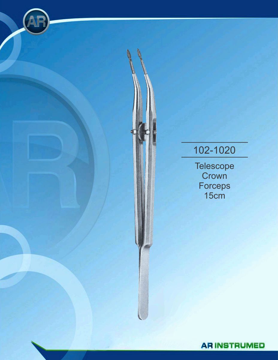 Telescope Crown Forceps 15cm – AR Instrumed, Tweezers & Forceps