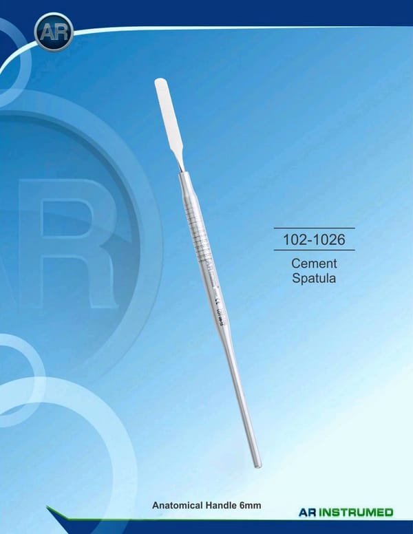 Cement spatula handle 6mm