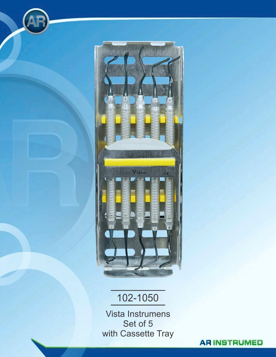 Vista Instruments Set of 5 with Cassette Tray – AR Instrumed, Trays, Sterilcontainer und Zubehör