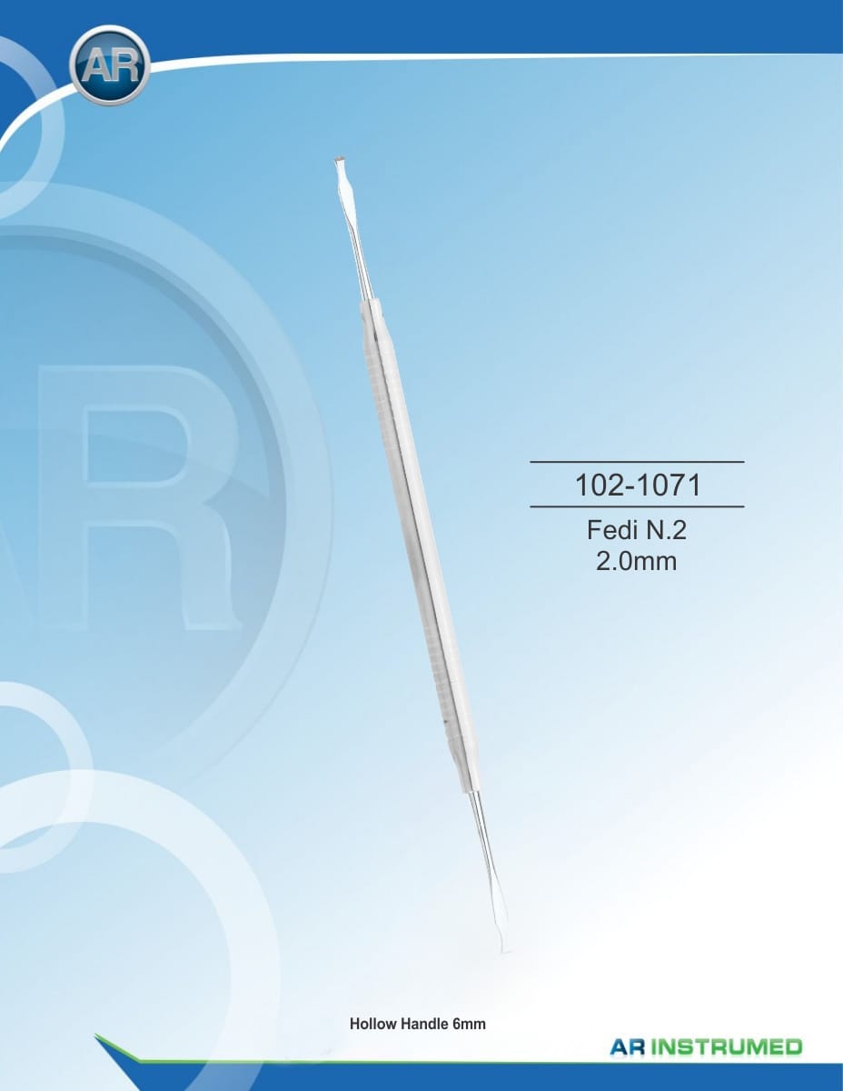 Fedi N.2 2.0mm Solid Handle 6mm – AR Instrumed, Surgical Instruments