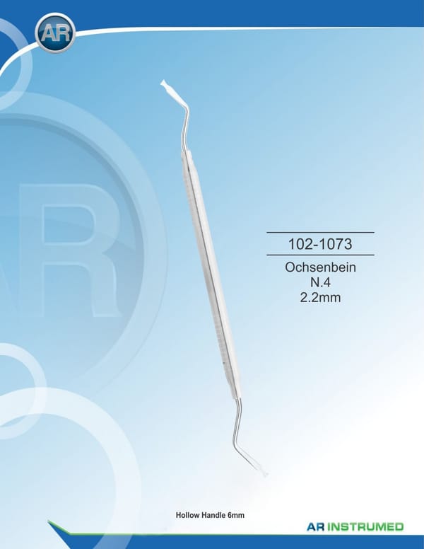 Ochsenbein N.4 2.2mm Solid Handle 6mm