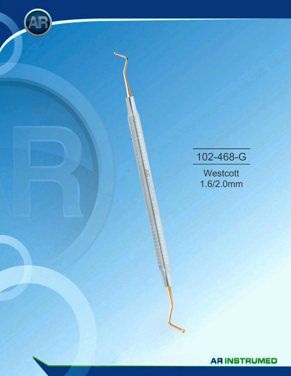 Filling Instruments Westcott 1.6/2.0mm Hallow Handle 6mm – AR Instrumed, Filling Instruments