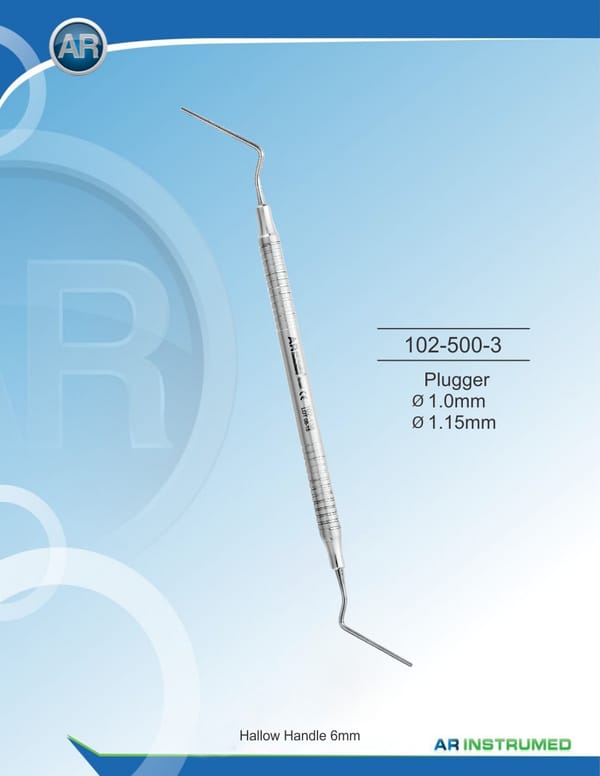 Plugger ø1.0mm ø1.15mm Solid Handle 6mm
