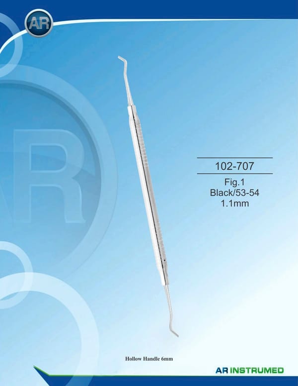 Fig.1 Black/53-54 1.1mm Solid Handle 6mm