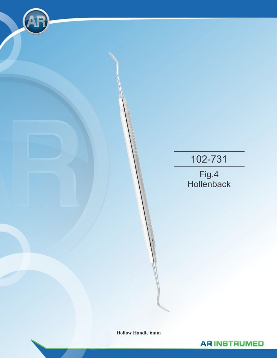 Fig.4 Hollenback Solid Handle 6mm – AR Instrumed, Filling Instruments