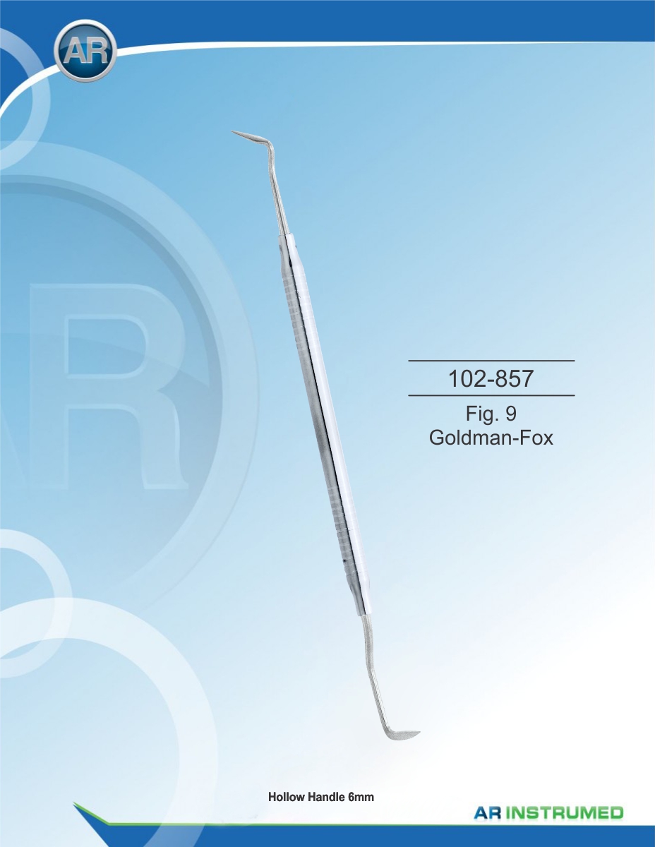 Fig. 9 Goldman-Fox Solid Handle 6mm – AR Instrumed, Periodontal Instruments