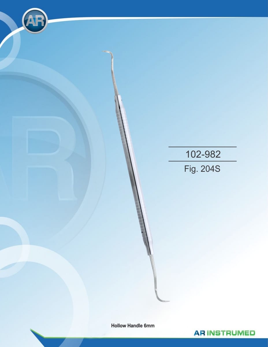 Scaler Fig. 204S Solid Handle 6mm – AR Instrumed, PA-Chirurgie