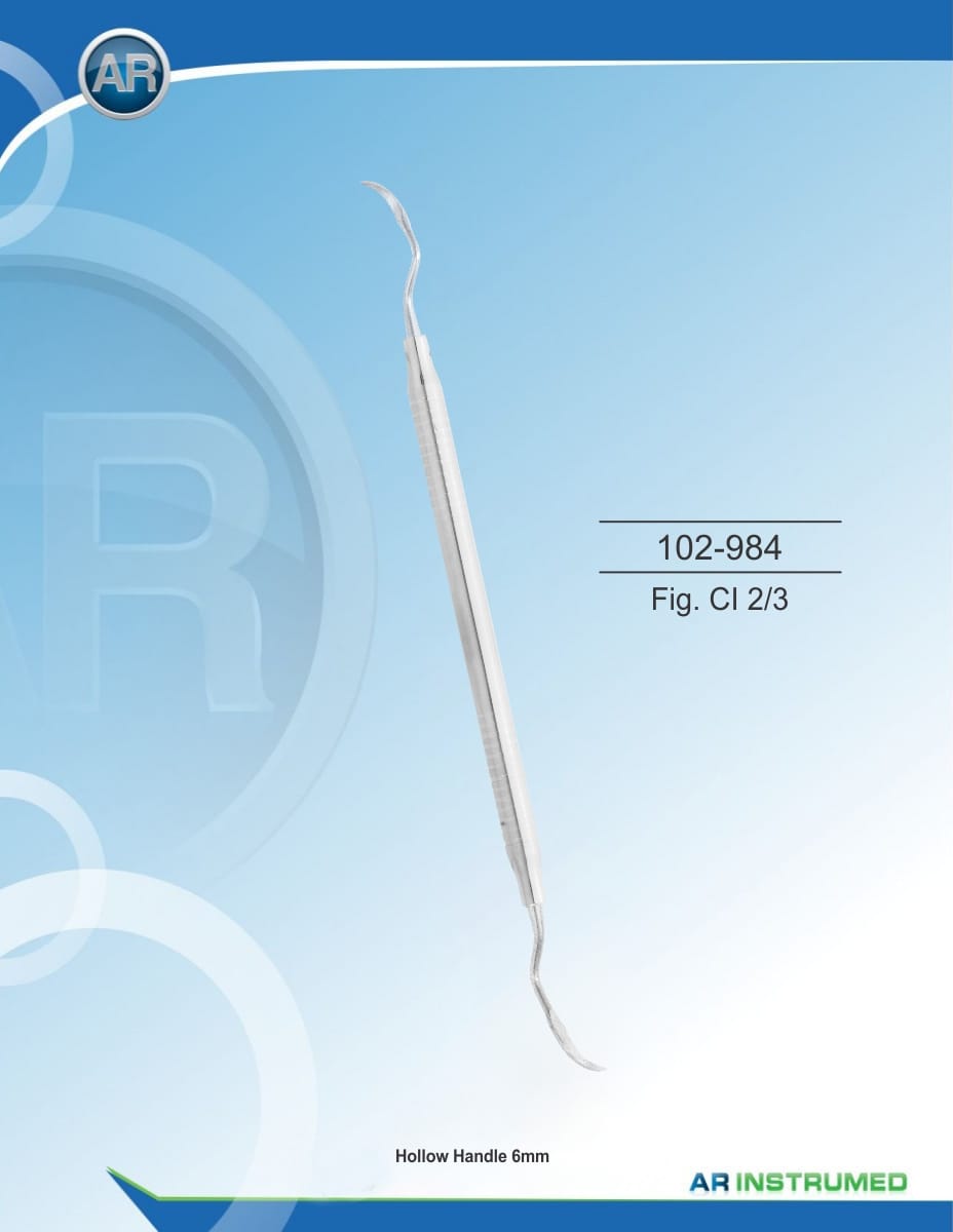 Scaler Fig. CI 2/3 Solid Handle 6mm – AR Instrumed, PA-Chirurgie