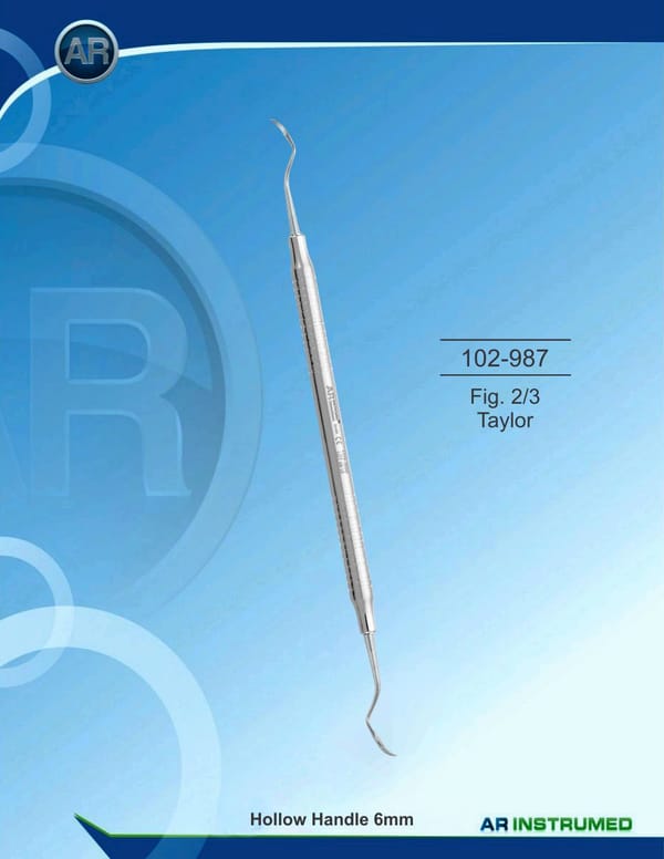 Scaler Fig. 2/3 Taylor Solid Handle 6mm