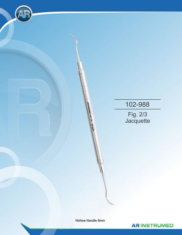 Scaler Fig. 2/3 Jacquette Solid Handle 6mm