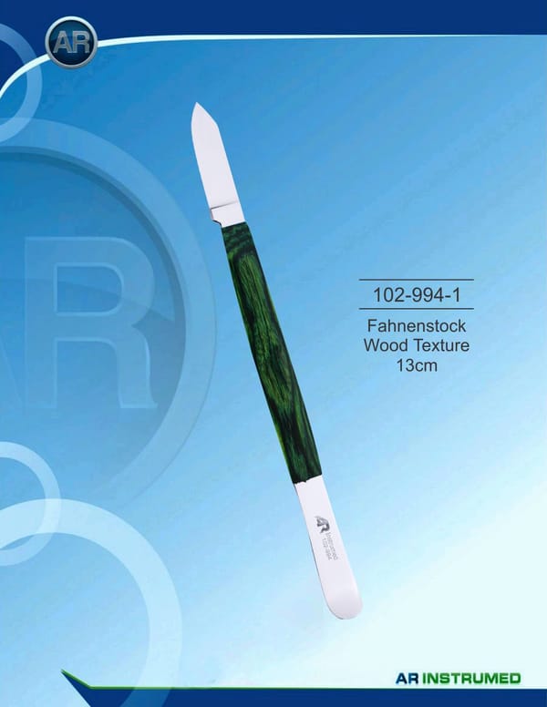 Knife flag stick Struttura in legno 13 cm